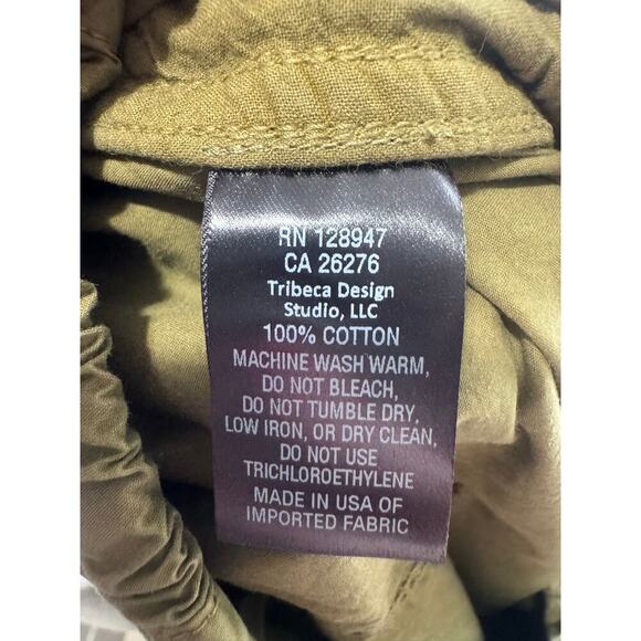 Nili Lotan Lison Cargo Pants Oversized Straight Leg Relaxed Fit Green Size Small - Picture 12 of 13